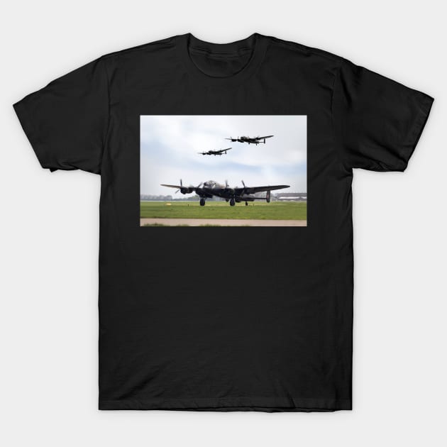 3 Lancs T-Shirt by aviationart